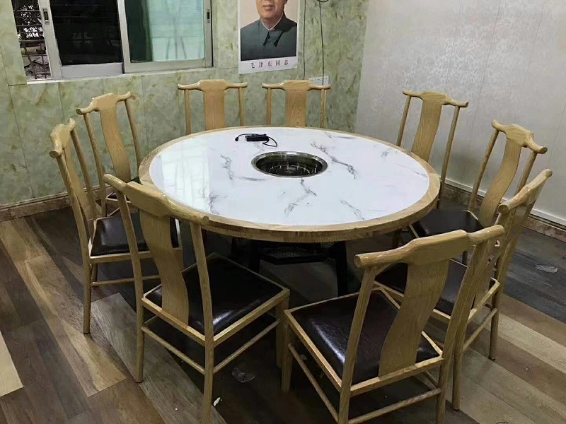 实木火锅桌
