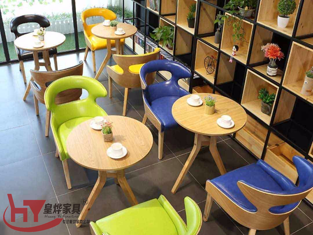 奶茶店桌椅组合