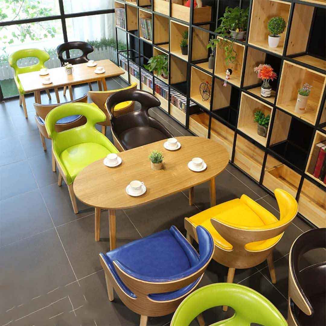 奶茶店桌椅组合