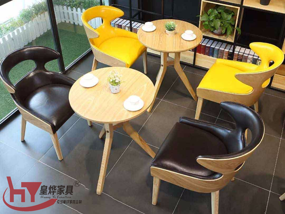 奶茶店桌椅组合