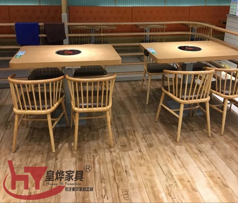 电磁炉自助火锅烧烤一体桌