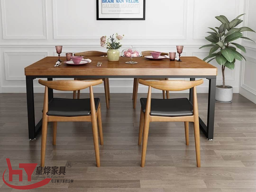 全套铁艺复古办公桌椅,北欧美式电脑台式家用简易，实木书桌写字台
