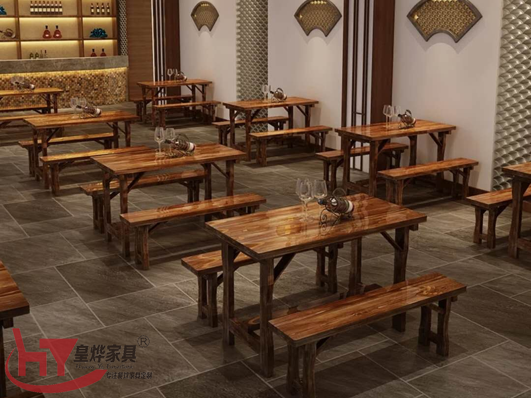 实木饭店桌椅