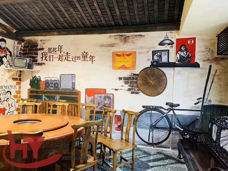 时尚餐厅桌椅订做