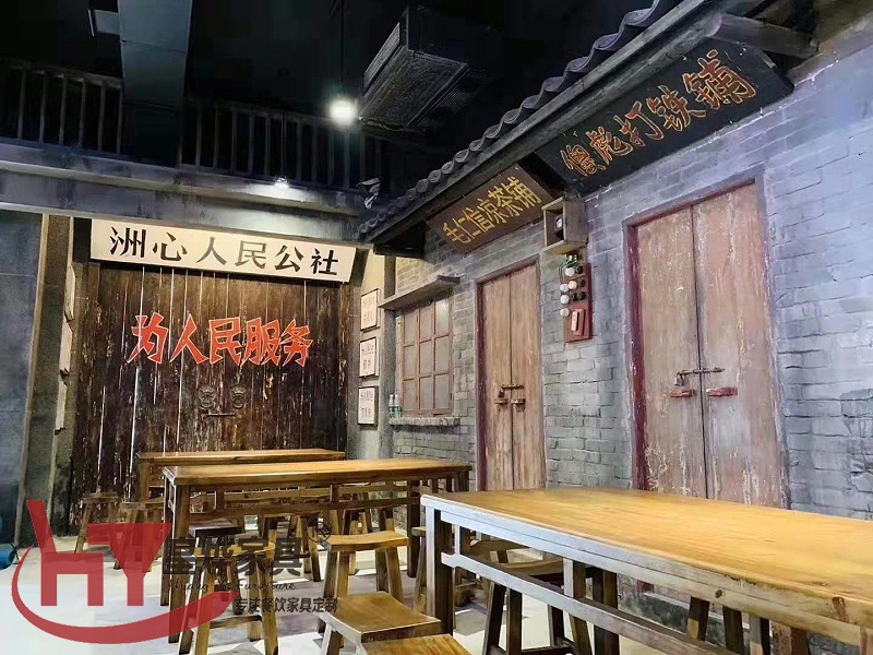 时尚餐厅桌椅订做