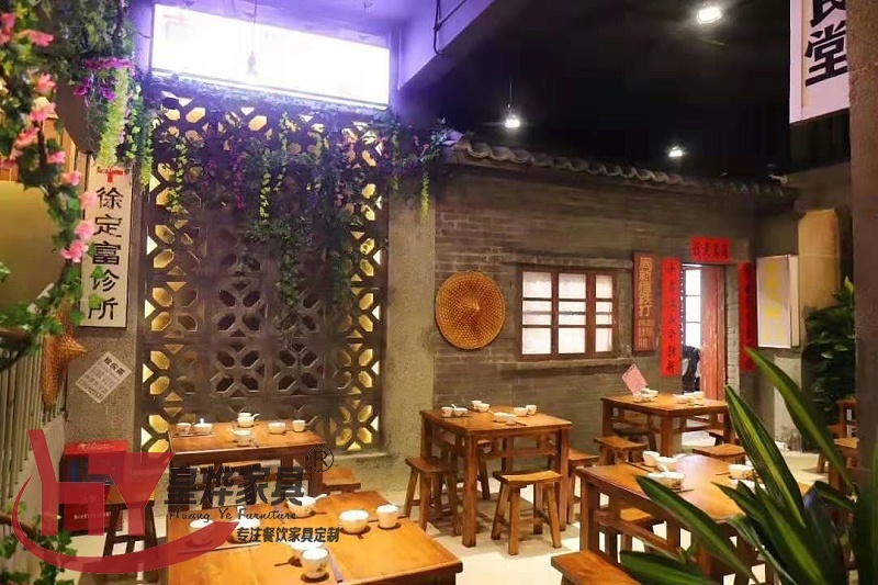 时尚餐厅桌椅订做