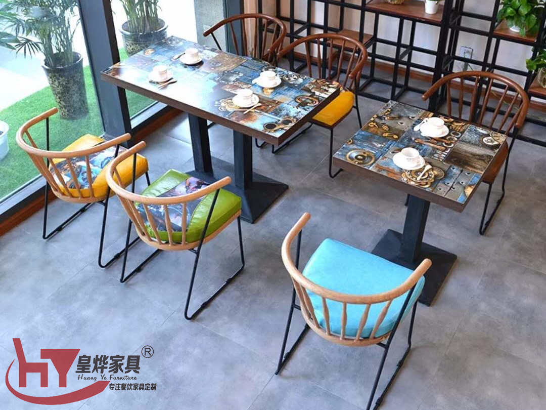 主题餐厅餐桌椅组合