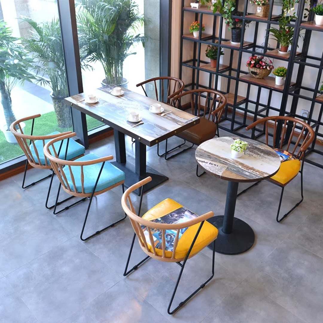 主题餐厅餐桌椅组合