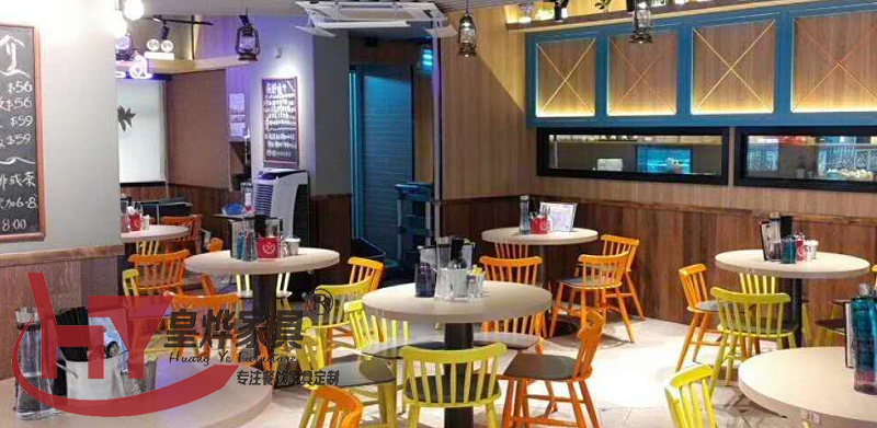 小吃店桌椅